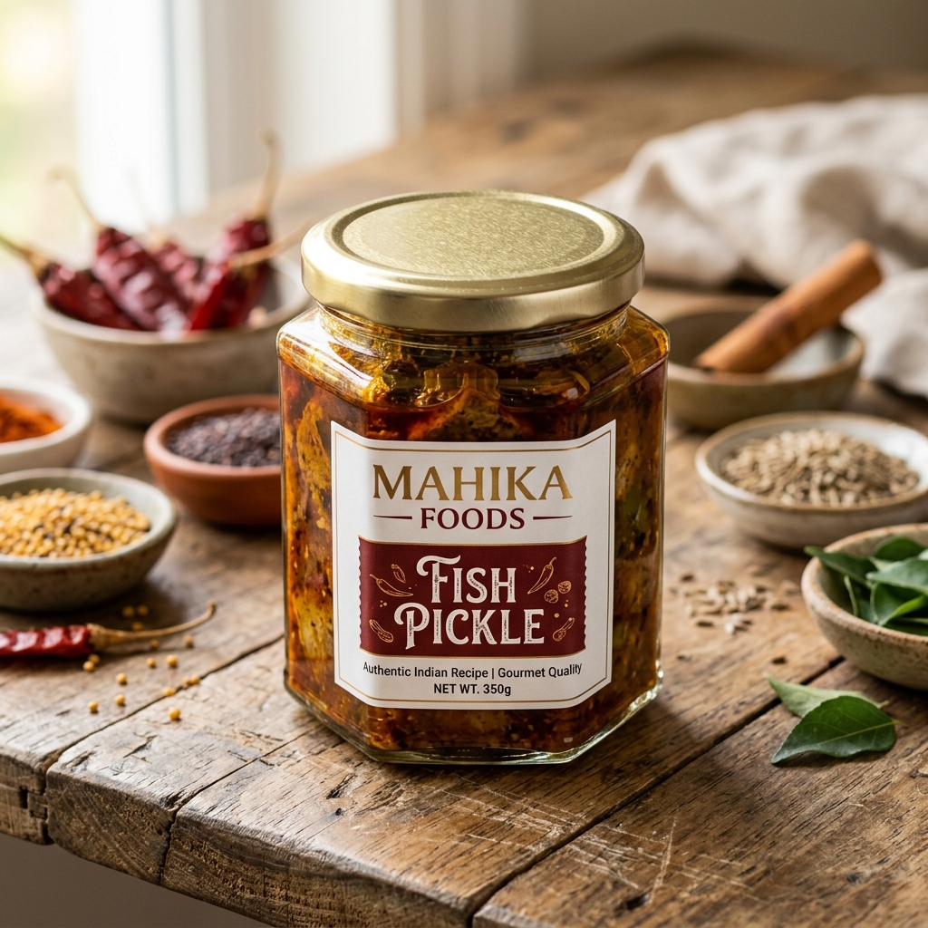 Fish Pickle Jar