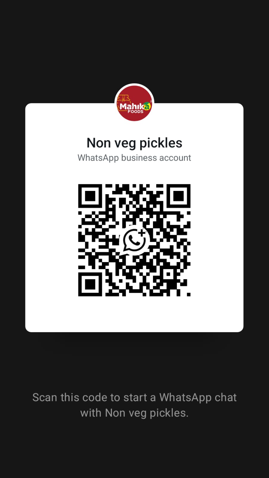WhatsApp QR Code