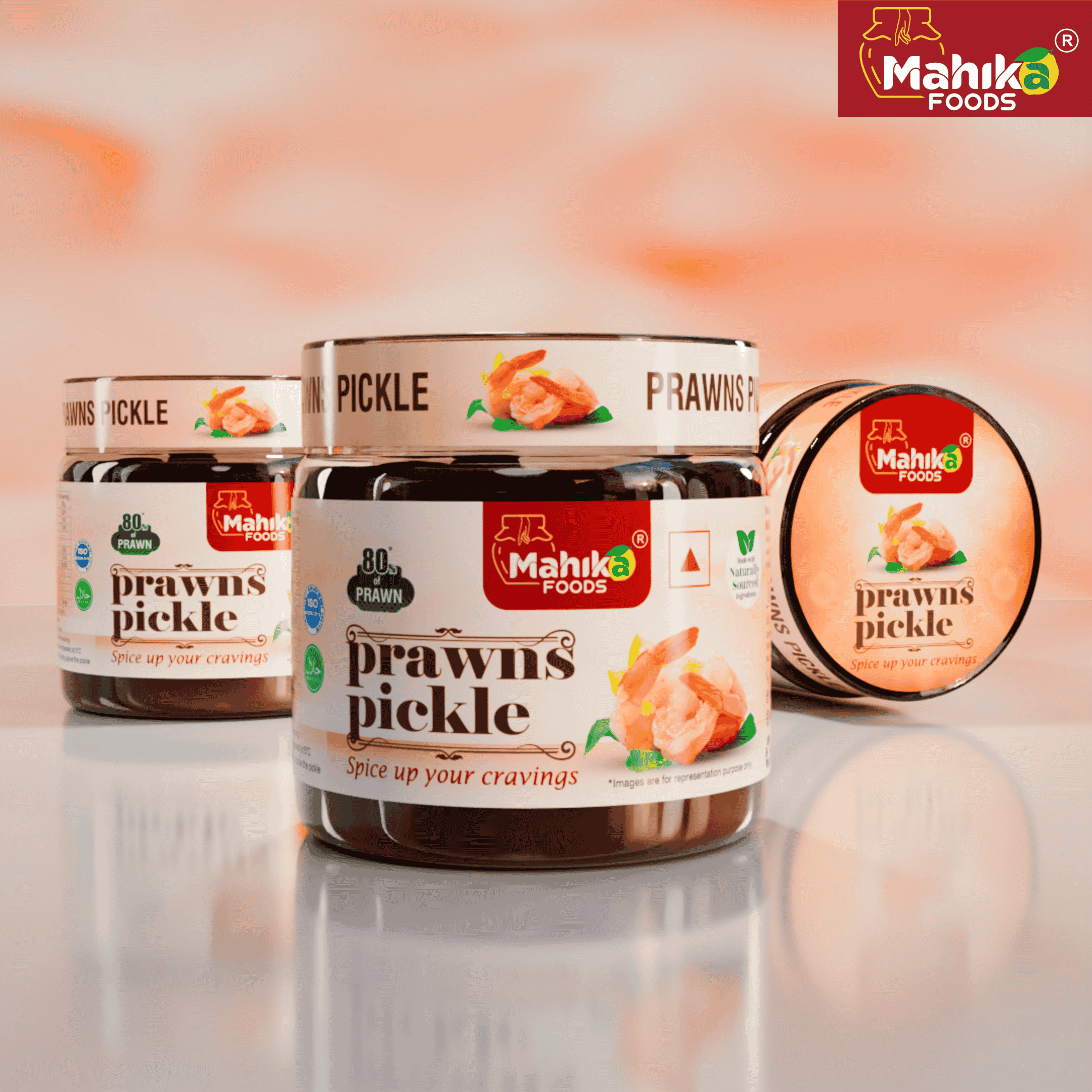 Gourmet Prawns Pickle (Select Large Size)