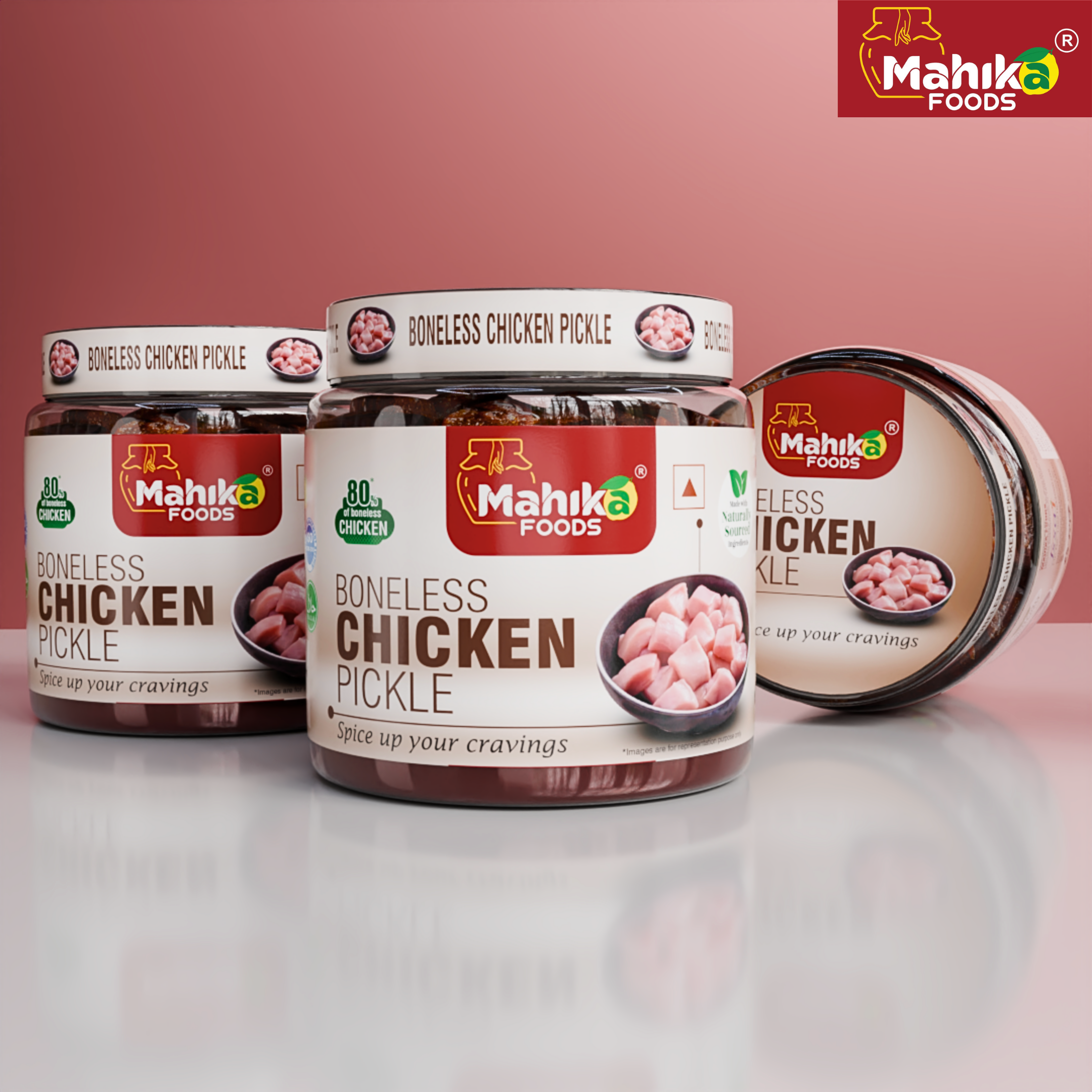 Boneless Chicken Pickle - 1 KG