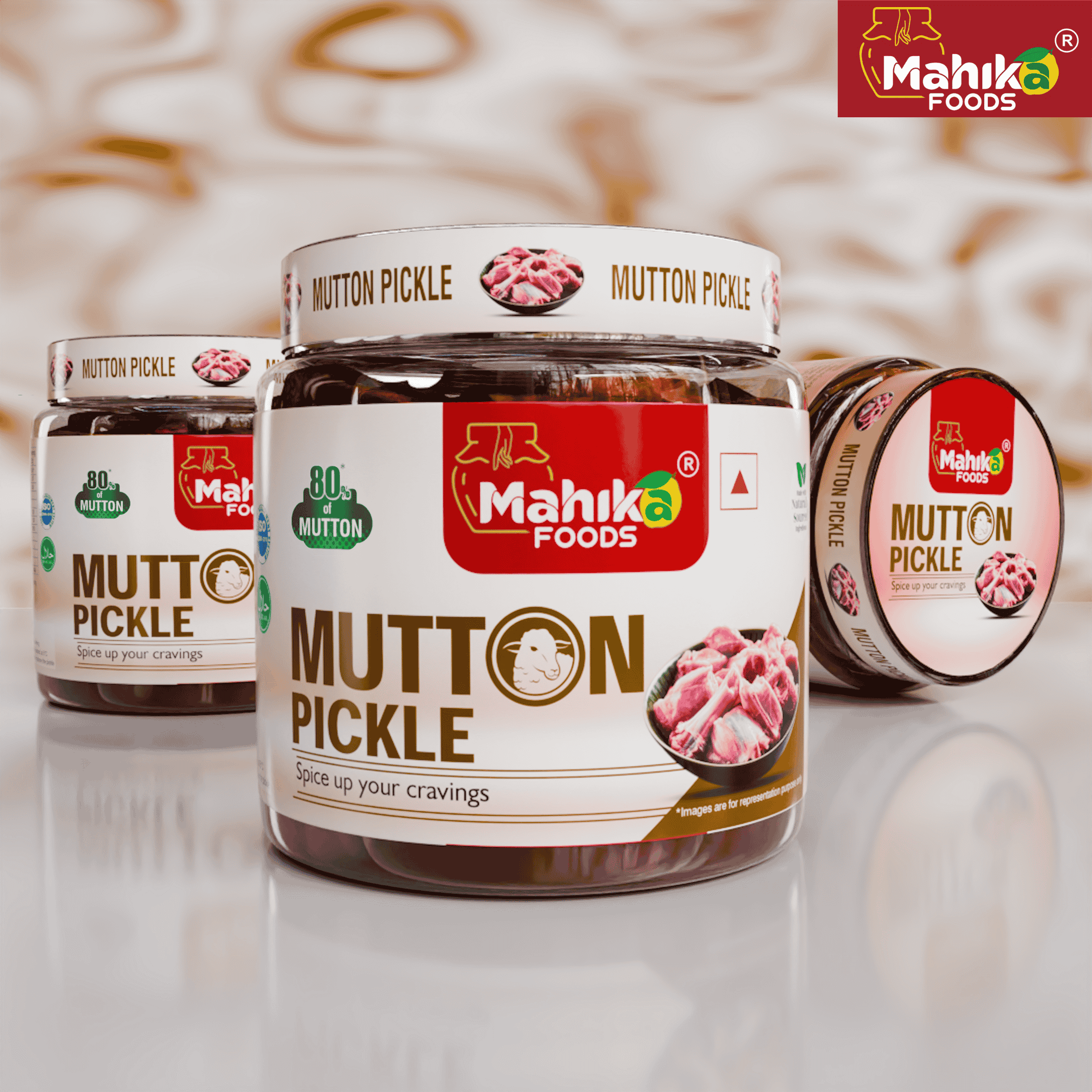 Mutton Pickle (With Bone) - 1 KG